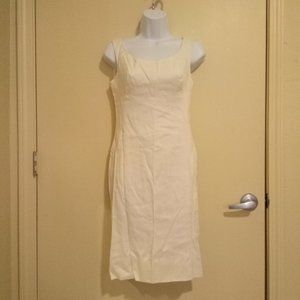 1960s Vintage Young Modes by Claudia Young Linen Sleeveless Mini Dress